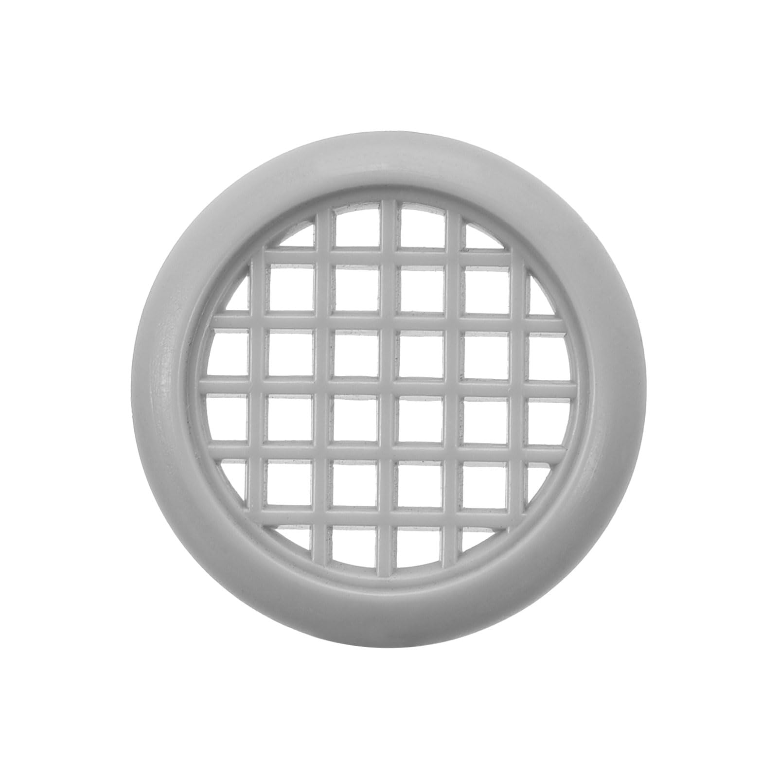 uxcell 29mm(1-1/8") Circular Soffit Vent, 20pcs Plastic Circular Air Vents Round Mesh Hole Louver for Kitchen Bathroom Cabinet Gray - Image 4