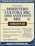 Concorso Ministero Della Cultura MIC: Manuale Strategico 1800 Assistenti (Cod.01 E 02) Aggiornati Con Mappe Visive, Quiz Mic Dettagliati, Da Zero Senza Refusi