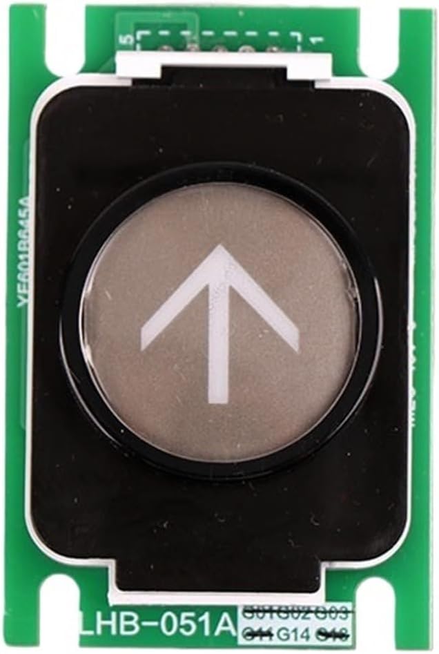 1PC Applicable to Elevator Button Board LHB-051AG14 LHB-052AG14 Inorganic Room Eleator Transparent Cover Button Shell(LHB-051AG14)