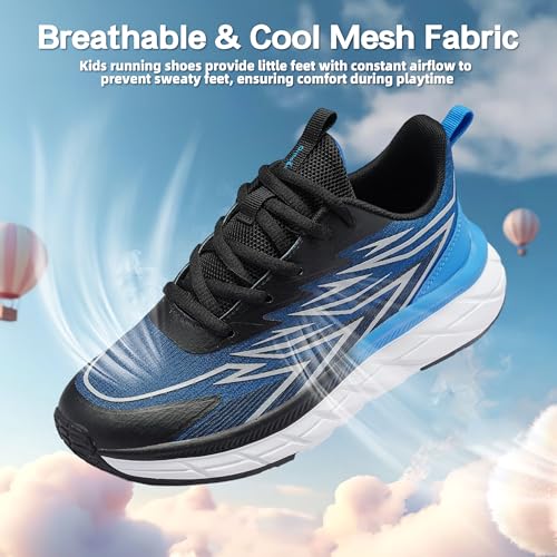OrthoComfoot Children Orthotic Sneakers, Arch Support Shoes for Flat Feet & Posture Correction, Lightweight Running Tennis Shoes for Kids, Blue, Little Kid 3.5 by OrthoComfoot - Used condition - Image 8