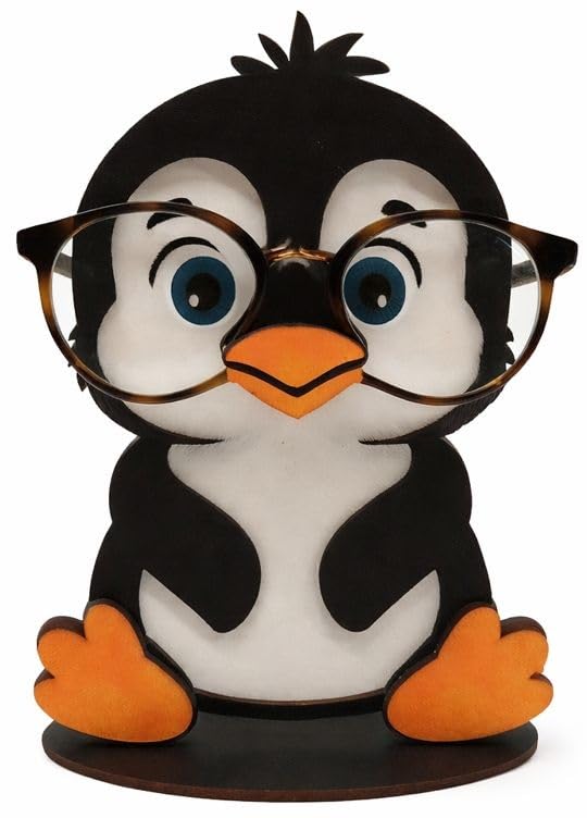 Image of PANAH Penguin Eyeglass Holder | Cute Cartoon Spectacles & Sunglasses | Desk Organizer & Home Decor | Gift Item for Kids & Adults (Penguin Glass Holder)