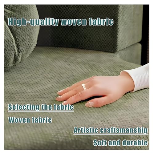 Sofá cama modular para salones modernos con fundas lavables de 150 cm 5