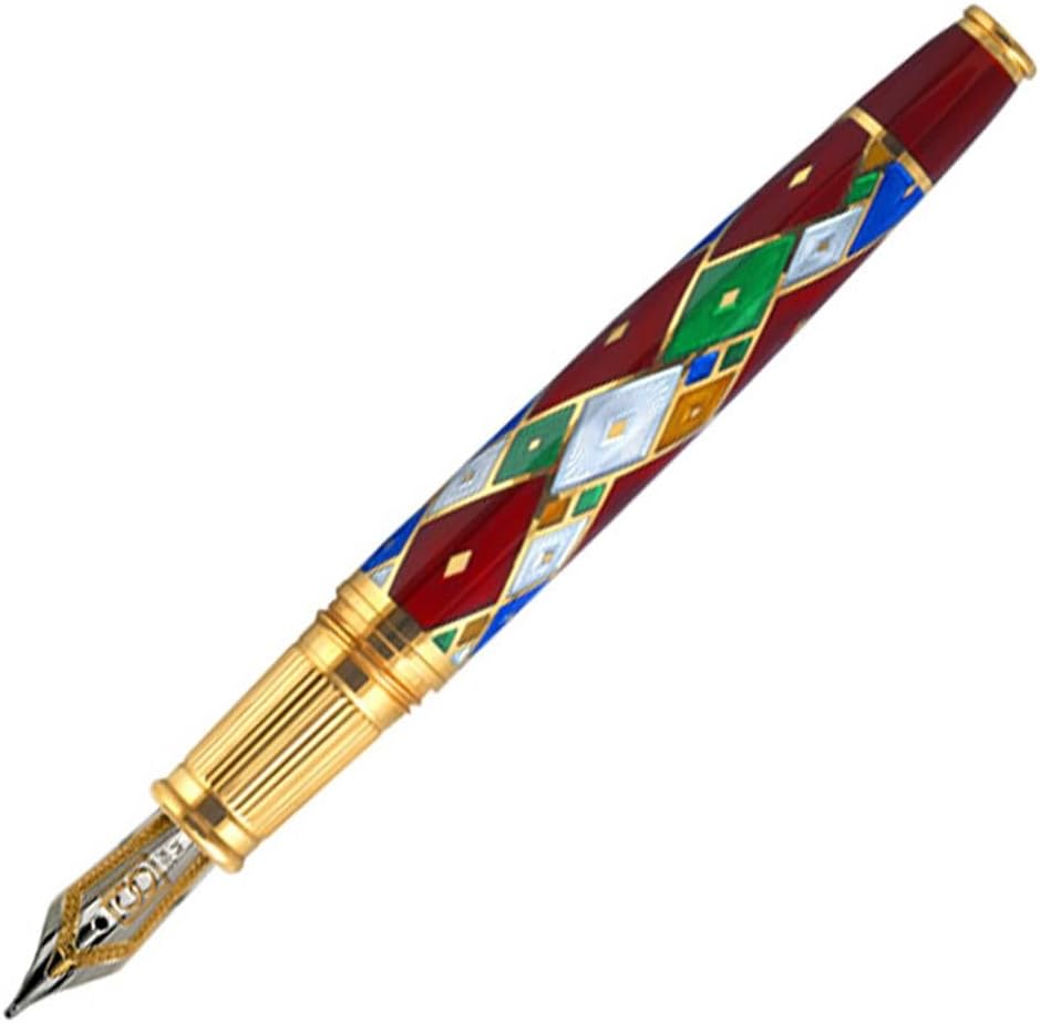 David Oscarson’s Harlequin Ruby Red Fine Limited Edition Fountain Pen