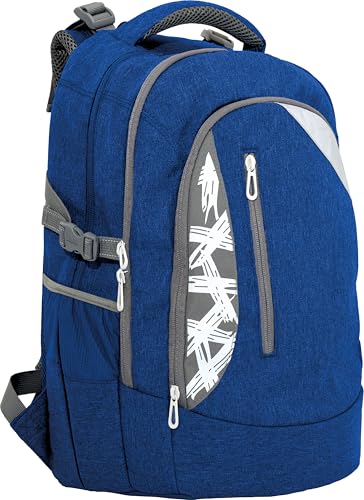 Sac à dos scolaire Eberhard Faber pour ado avec grand compartiment et dos matelassé