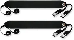 Rack Veicular Removível Com Cintas Acopladas Universal Preto