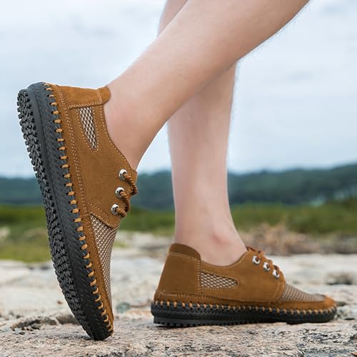 Mens Casual Oxfords Shoes Sneakers Comfort Walking Shoes for Male Slip-On Business Work Office Dress Shoes 6