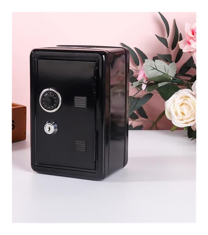 Multifonction Tirelire Sécurisée, D'épargne avec Fente pour Pièce De Monnaie Et Cadran Fonctionnel Serrure Objet de décoration