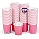 GoBeTree 100 rosa Pappbecher, 240 ml, aus langlebigem Pappe, robuste Einwegbecher für Partys, Feiern und Veranstaltungen