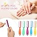 Patelai 30 Pcs Nail Scrubber Brushes Bulk Handle Grip Manicure Brushes for Cleaning Fingernails Pedicure Cleaning Brush for Toes and Fingernail Cleaning(Solid Colors)