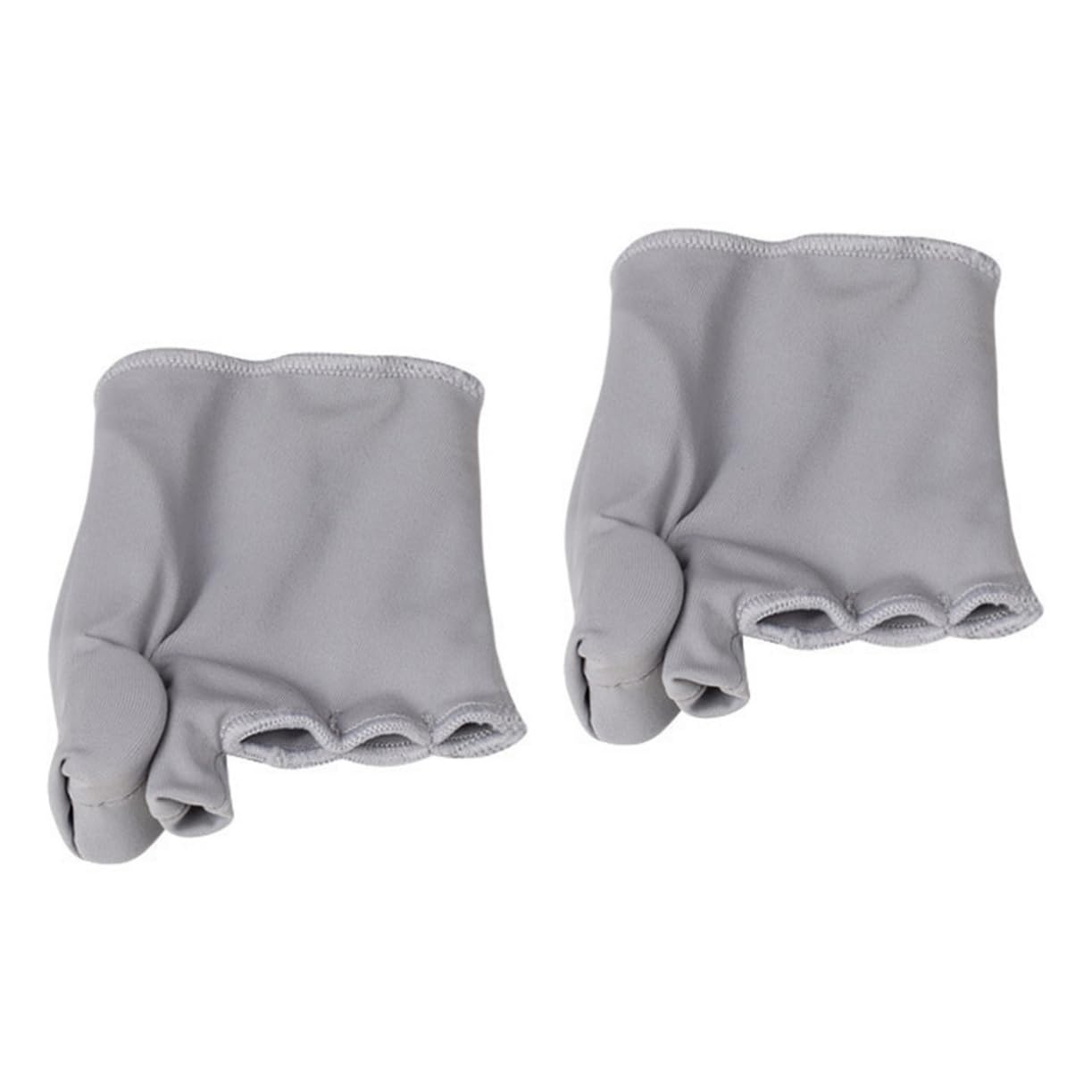 TOVINANNA 2 Pcs Foot Protector Bunion Spacers Straightener Hallux Strap Big Straightener Protector Big Bunion Splint Separators for Runners Sleeve Sebs Light Grey