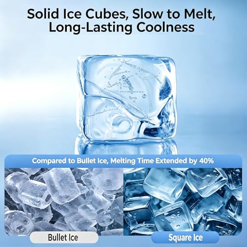 Fabricadora de hielo portátil eléctrica 8 cubos 12V miniatura 7