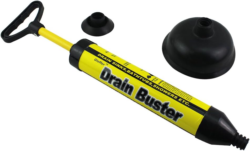 Drain Buster Toilet Plunger Cleaner Sewer Plug Sink Pipeline Dredging Tool for Bathroom, Toilet, Bathtubs, Multifunction