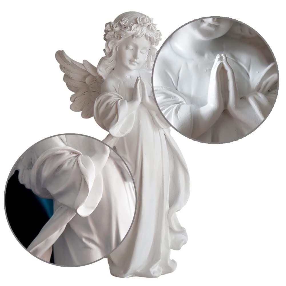 ★大幅値下げ★ 壁掛け 天使 インテリア 石像 石膏 彫刻 エンジェル Amazon.co.jp: PFLife 天使 置物 石膏像 オブジェ エンゼル