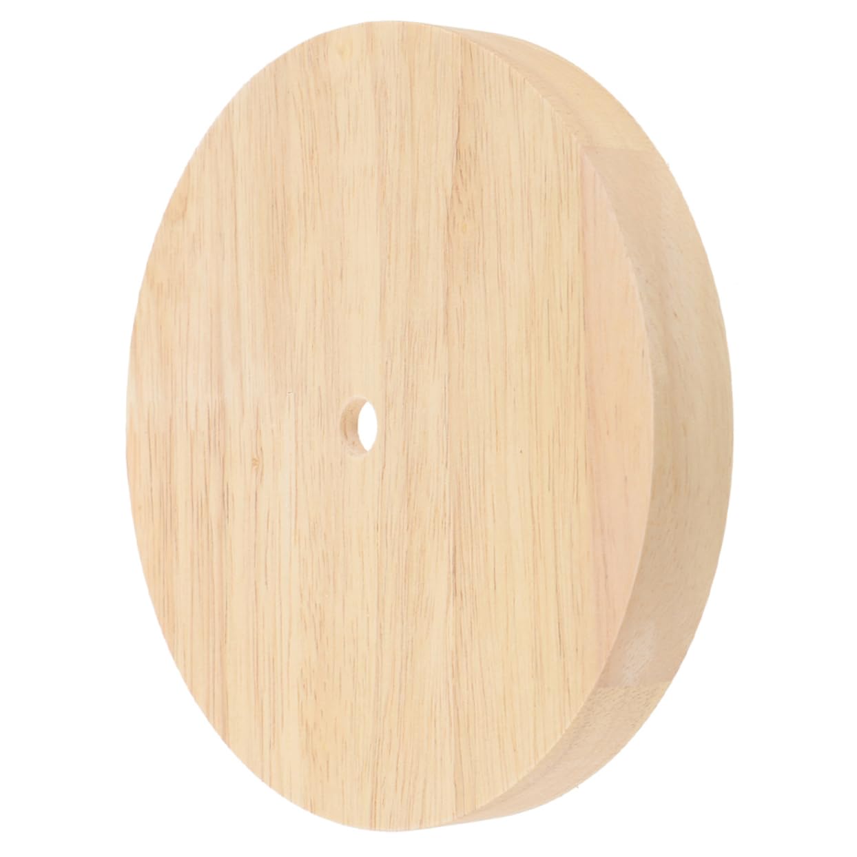 Veemoon Wooden Table Lamp Base DIY Round Solid Wood Light Base Stand 120mm Diameter Home Lighting