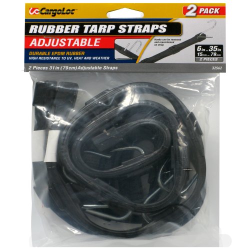 CargoLoc 32562 Rubber Adjustable Tarp Straps