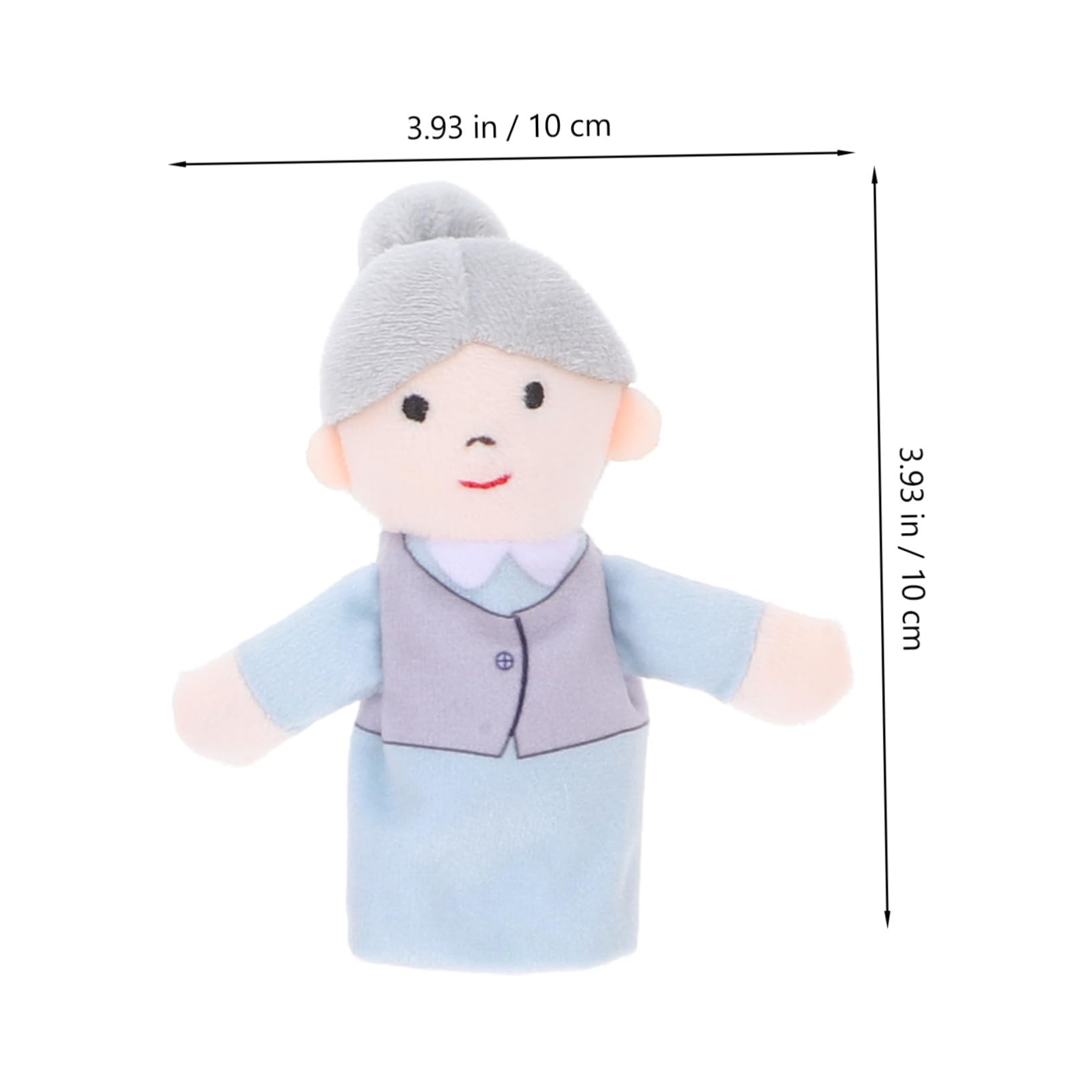 Hohopeti 6 Piezas Marionetas Dedos Familia de Peluche para Juguetes Educativos Preescolares para Teatro y Material y Cómodo para Padres y Profesores Interactivo Casa y Escuela