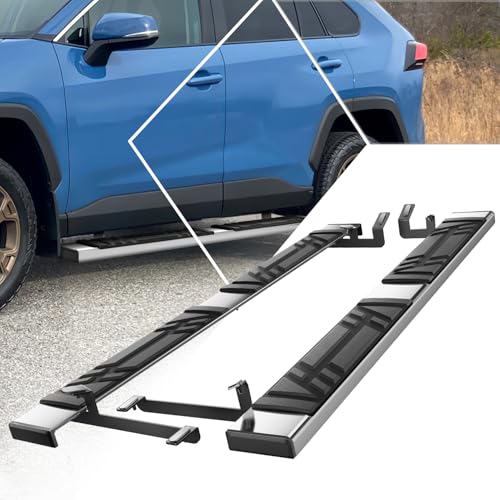 Estribos laterales inox Toyota RAV4 Prime 2019-24 miniatura 1