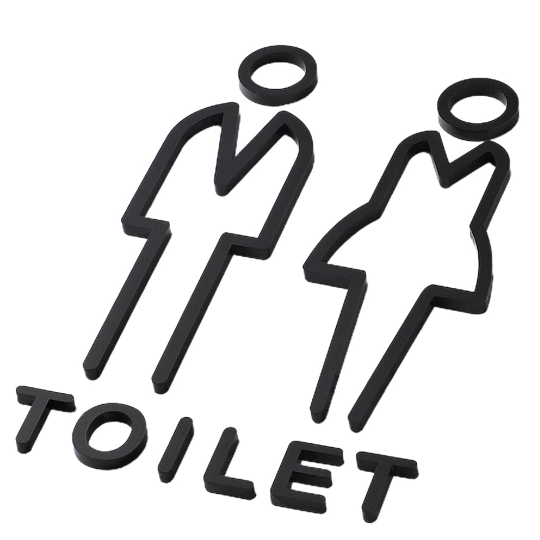 Signe Toilette pour Porte,2 PCS Plaques de Porte WC Toilettes pour Hommes et Femmes Signe de Porte en Plastique ABS Panneaux de Toilettes Autocollants pour Hôtel Magasin Parking Centre Restaurant Signe Toilette pour Porte,2 PCS Plaques de Porte WC Toilettes pour Hommes et Femmes Signe de Porte en Plastique ABS Panneaux de Toilettes Autocollants pour Hôtel Magasin Parking Centre Restaurant