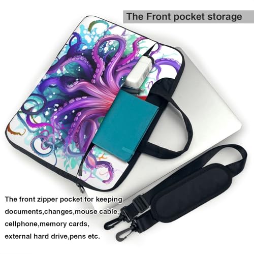 Housse ordinateur pieuvre colorée et antichoc pour laptop - 5