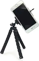 Tripé Para Celular Flexivel E Camera Preto CBRN08742