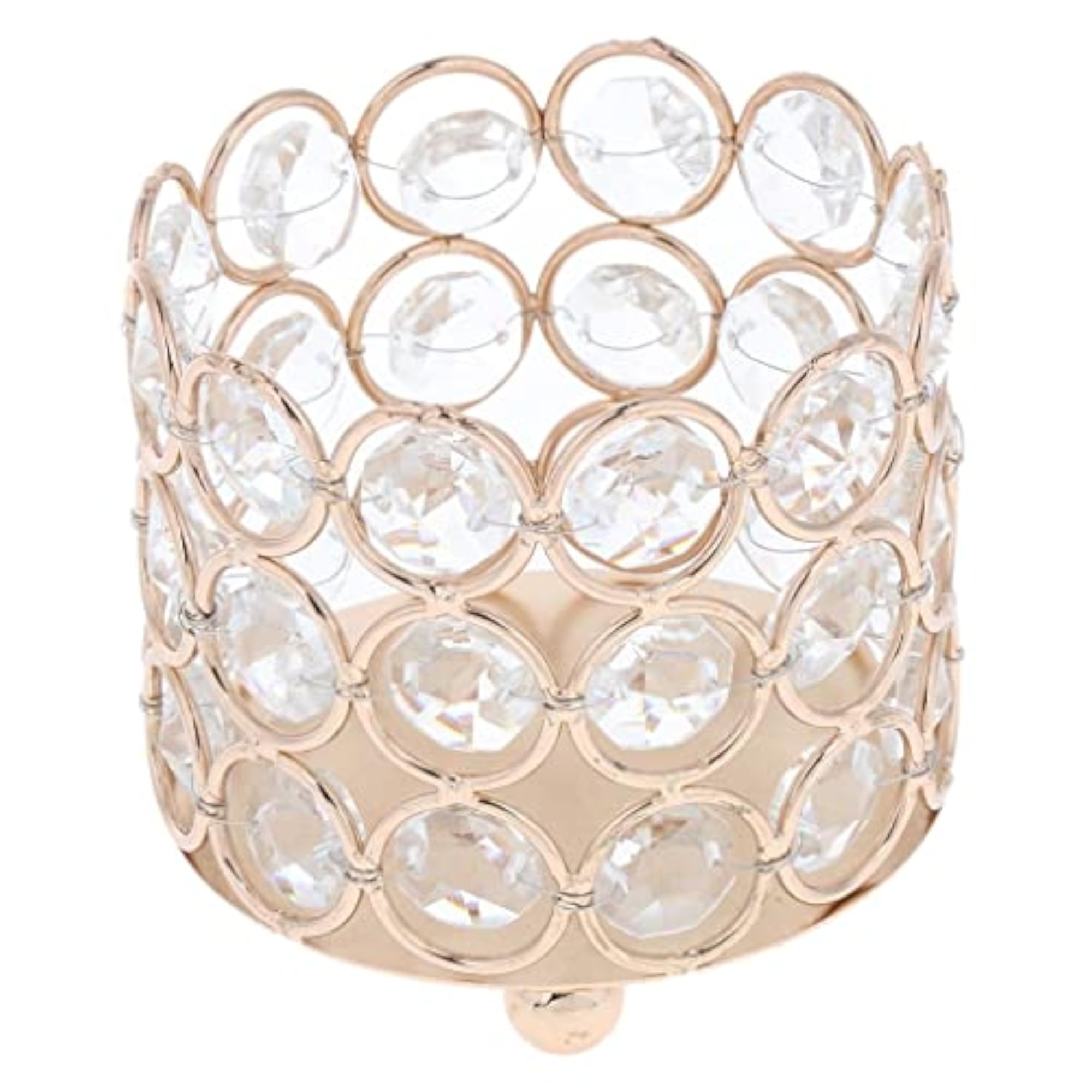Romantic Votive Crystal Beads Candle Holder