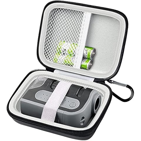 ALKOO Microscope Case for Carson MicroBrite Plus 60x-120x LED Lighted Pocket Microscope, Storage Holder for LAKWAR/for BEBANG Portable Handheld Mini Kids Microscopes - Box Only - Grey Cover