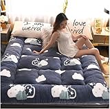 【Conseils】Nos matelas sont emballés sous vide. En raison du manque d'air, ils ne paraîtront pas assez épais à l'ouverture. Veuillez les tapoter et les laisser sécher à l'air libre pendant quelques jours pour un moelleux optimal.