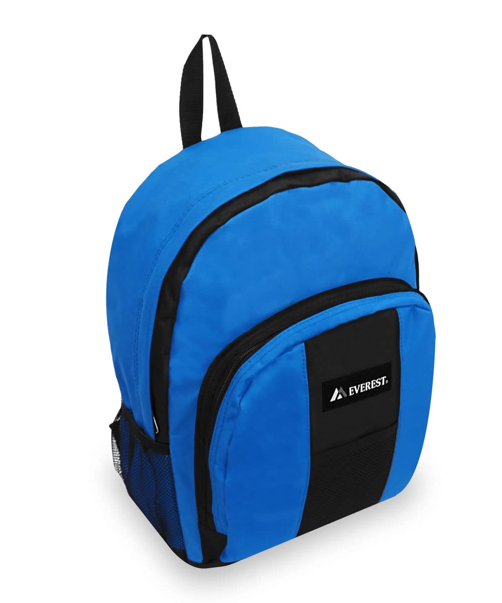 Everest Luggage Backpack with Front and Side Pockets