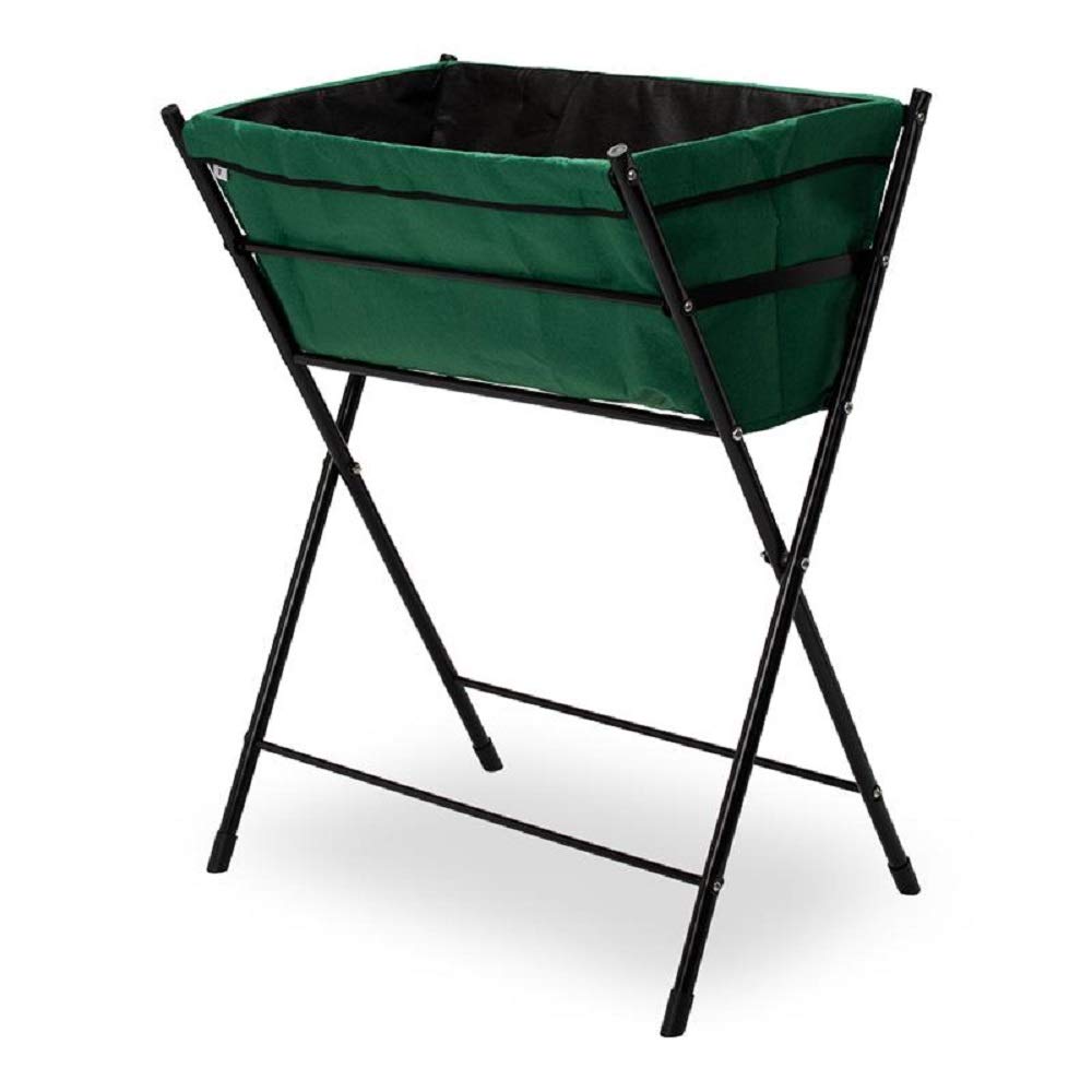 VegTrug Hochbeet Poppy Go - kompakt & mobil - Grün - 65 x 40 x 79 cm