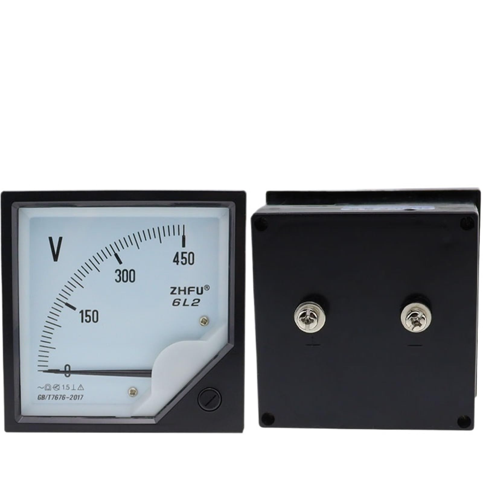1PC 6L2-V 250V 300V 450V 500V 750V CA Medidor analógico Panel Indicador Voltaje CA Medidor de corriente Voltímetro Puntero(AC500V)