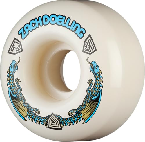 Image of Powell Peralta Zach Doelling Dragon Formula Skateboard Wheels 97A, Radial V1, 52mm x 31mm
