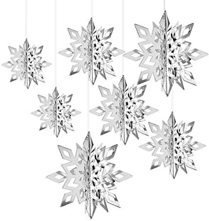 Amazon Ccinee クリスマスツリー装飾 Christmas Snowflake Ornament スノーフレーク 雪花飾り クリスマスデコレーション 雪の結晶 オーナメント パーティークリスマス 飾り12枚入り ２ ドロップ おもちゃ