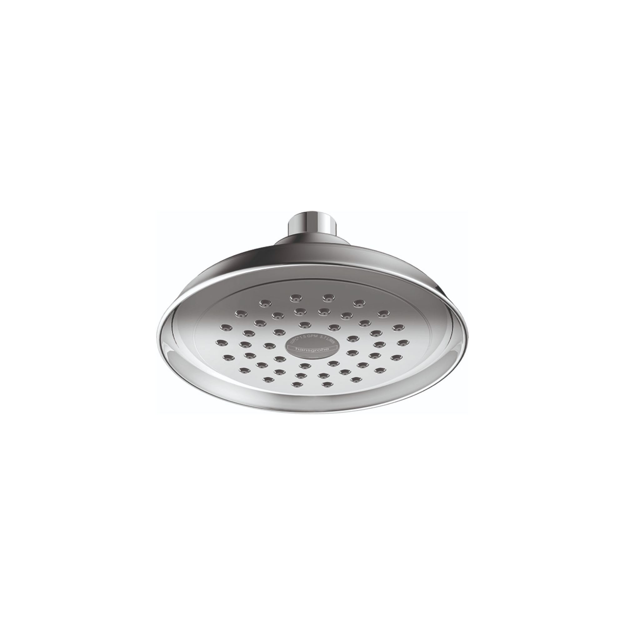 hansgrohe Joleena 4780000 - Soffione doccia a 1 getto, 1,75 GPM, larghezza 14 cm, cromato