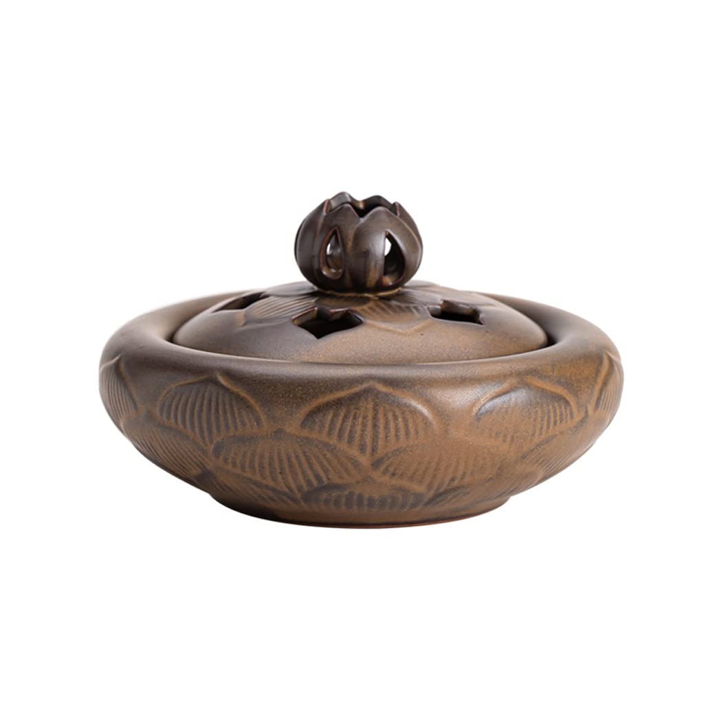 Räucherstäbchenhalter Lotus Plate Weihrauch Brenner antiker Keramik Weihrauchhalter Sandelholz -Wolkenerholzhalter for Home Office Teaehouse Weihrauch Meditation Zen Räucherstäbchen Halter
