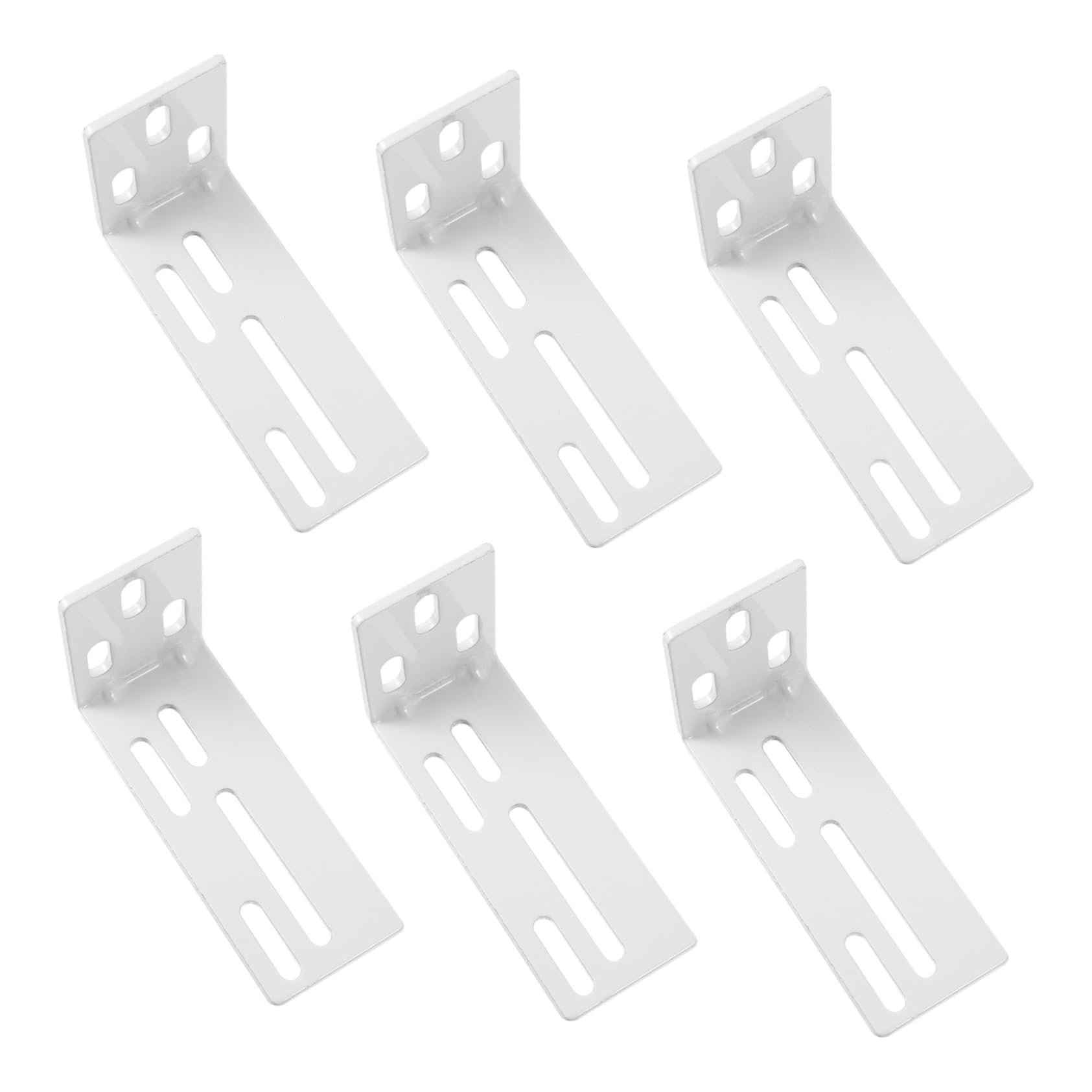 6Pcs Electric Curtain Track Mounting Code Curtain Installation Support for Home Office and Hotel Use Easy Install Household Curtain Accessories