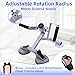Arm Bike for Physical Therapy Table Top, Hand Bike Stroke Rehab Equipment, Portable Indoor Arm Cycle for Seniors, for Arm Shoulder Wrist(with A Finger Rehab Gloves, Extra Handle)