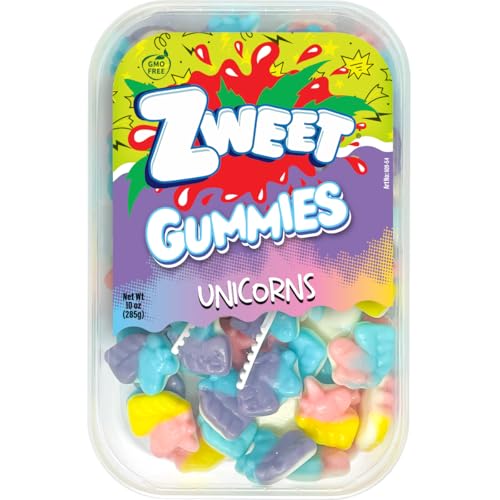Zweet Gummy Unicorns - 10 oz Tub miniatura 1