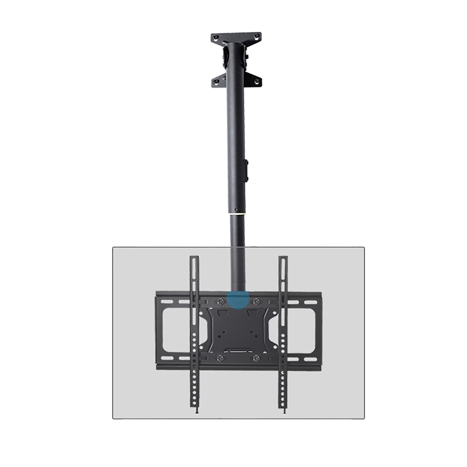 Support TV plafond réglable 32-65" pour éviter les reflets et gagner de la place