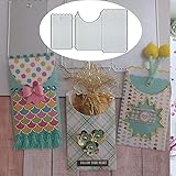 Suds&WH Wave Envelope Metal Die Cuts,Flowers Frame Envelope Lable Tag Cutting Dies Cut Stencils for DIY Scrapbooking Decorative Embossing Paper Scrapbooking Card Making