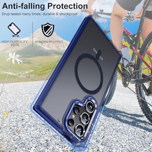 Image of MALEWOLF Magnetic Case for Samsung Galaxy S24 Ultra, Slim Matte Cover