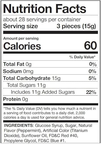 Laetafood Arcor Starlight Peppermint Hard Candy, Individually Wrapped (1 Pound Bag) #TOP5