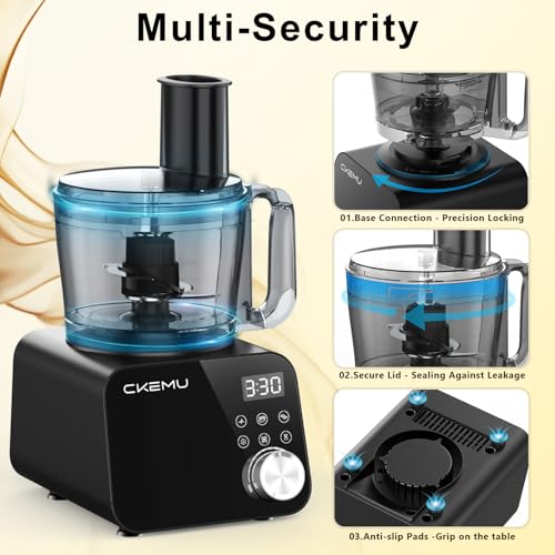 CKemu Food Processor kitchen performance