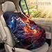 Brosoneto Car Seat Sun Shade Cover for Baby Girls Boy Wolf Print Keep Your Baby's Carseat at a Cooler Temperature Covers and Blocks Out Heat & Sun Protection from UV Sunlight