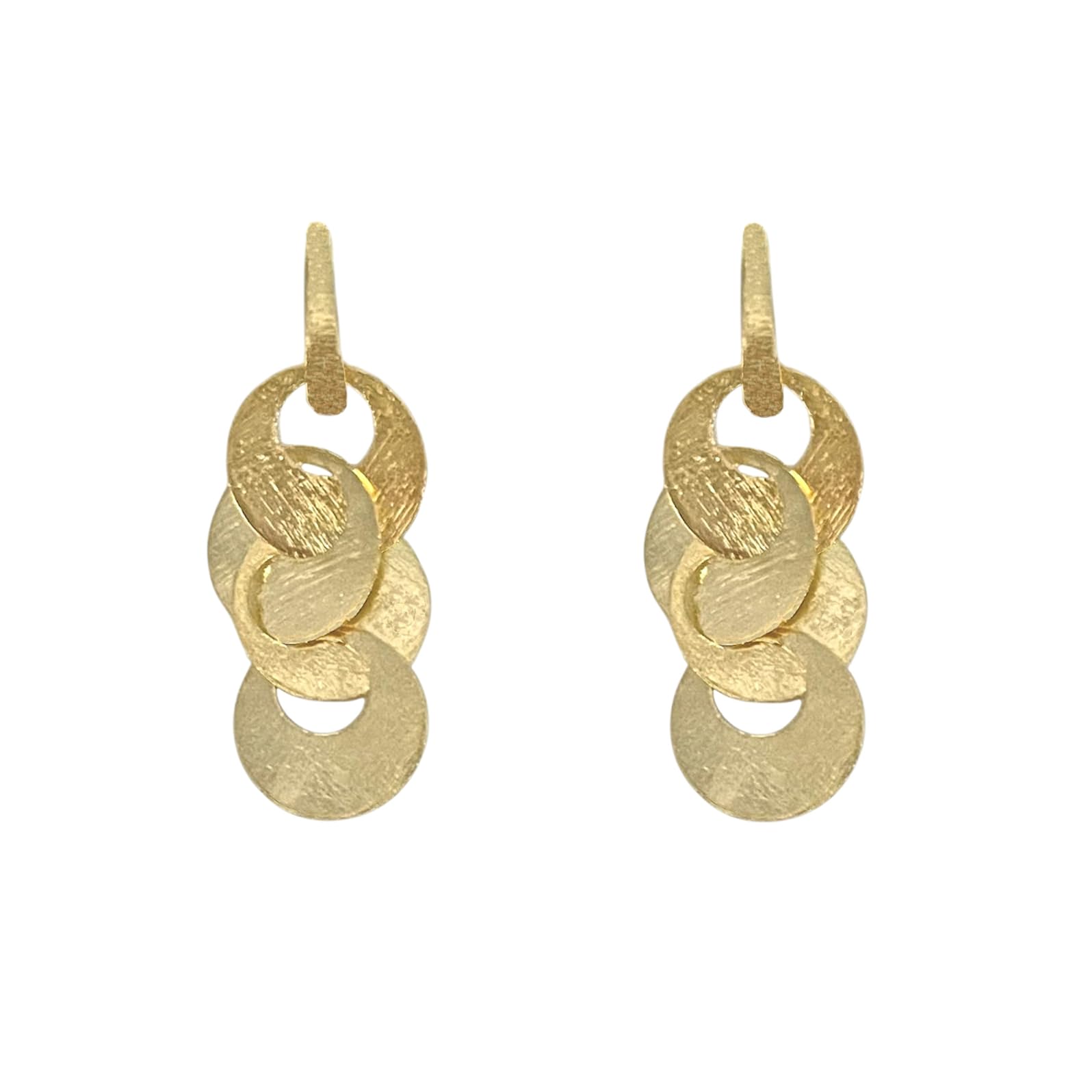 Orecchini Long Wave, Orecchini placcati in Oro 18 K. Gioielli Lunghi e Maxi, Gioielli da Donna, Leggeri, Versatili e Senza Tempo. Regalo per le donne