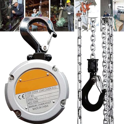 Manual Hand Lift Steel Chain Block Hand Chain Hoist, 250/500kg Chain Hoist, 3-m Lifting Height, for Lifting & Pulling Equipment,250KG*3M