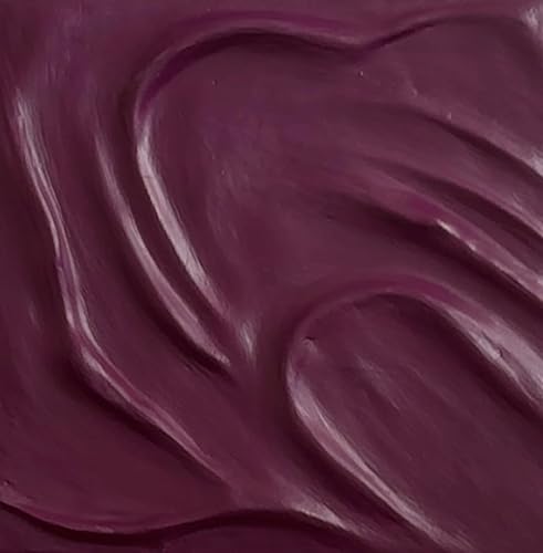 Miniatura 8 de Plum 3D Plaster Relief Wall Sculpture Tiles  Acrylic, MDF Wood, Mixed Media, Abstract, Modern Design, Mix and Match (Dark Plum)