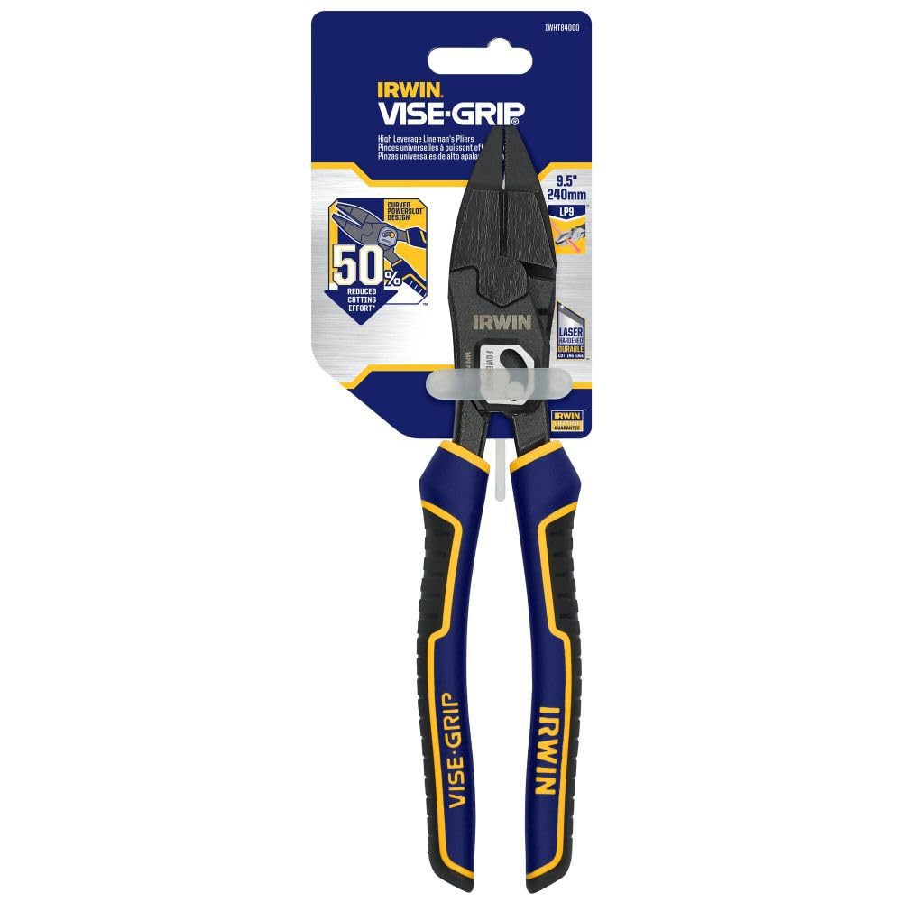 IRWIN, VISE-GRIP, IWHT84000, Alicates PowerSlot de alto apalancamiento, 24 cm