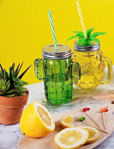 Excelsa Tropical Bicchiere/Mug con Cannuccia