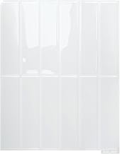 Trafagala Kitchen Stick on Tiles White Vinyl Self Adhesive Wall Tiles Stickers Kitchen Tile Self Adhesive Splashback for Bathroom Sink, Rectangle Subway 10-Sheet, (29x23cm)