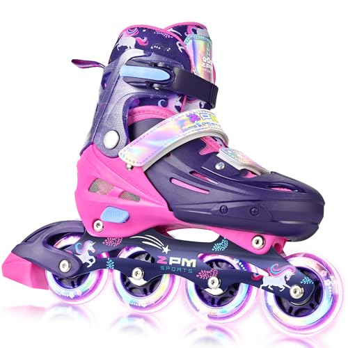 40% Off 2PM SPORTS Kids' Light-Up Inline Skates with Adjustable Sizes